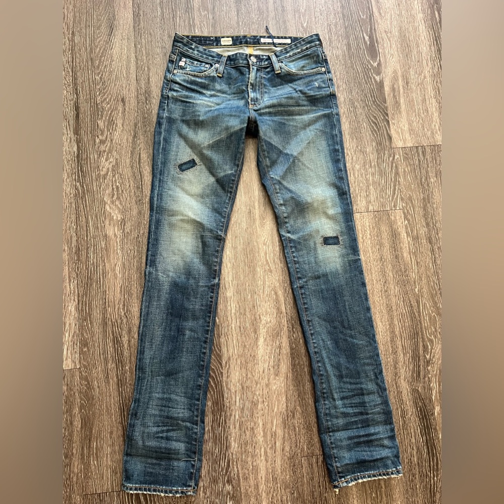 AG Adriano Goldschmied Distressed Jeans Size 27